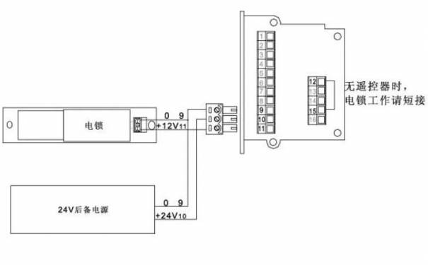 自動(dòng)門控制器接線圖